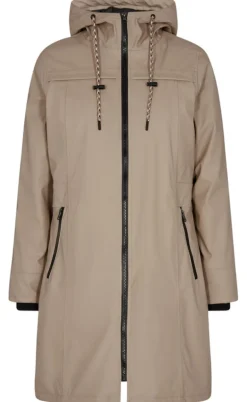 Freequent Jakke - Rain - Desert Taupe