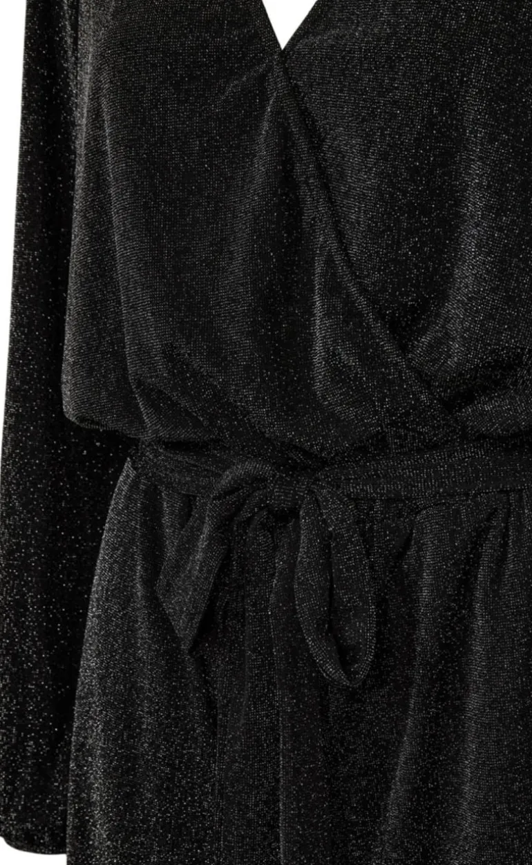 Freequent Jumpsuit - Glitto - Black W. Silver