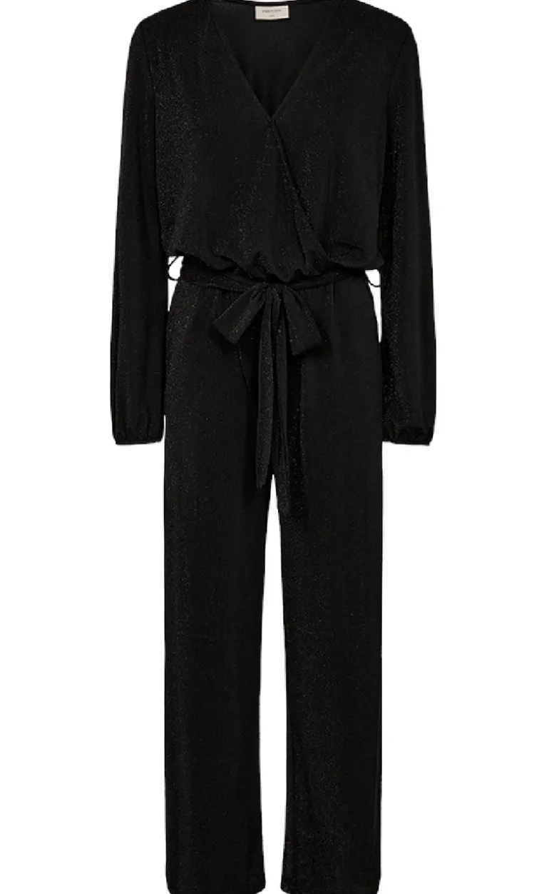 Freequent Jumpsuit - Glitto - Black W. Black