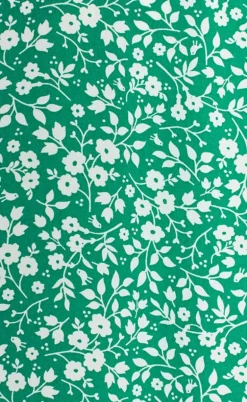 Freequent Kjole - Adney  - Pepper Green W. Off White