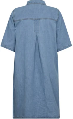 Freequent Kjole - Lisea - Light Blue Denim