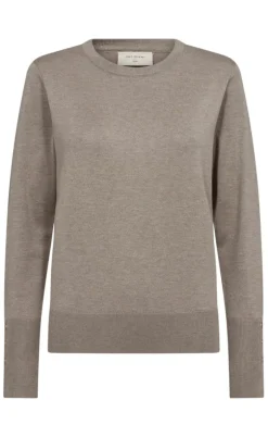 Freequent Pullover - Katie - Desert Taupe Melange
