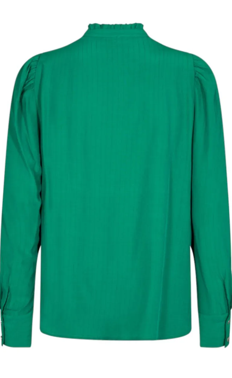 Freequent Skjorte - April - Pepper Green