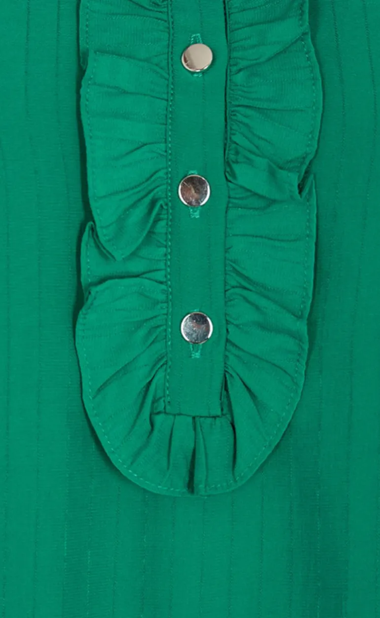 Freequent Skjorte - April - Pepper Green