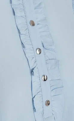 Freequent Skjorte - April - Forever Blue / Chambray Blue