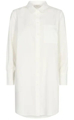 Freequent Skjorte - Flynn Long - Off White