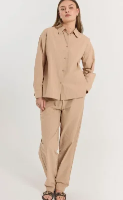 Freequent Skjorte - Jally - Simply Taupe