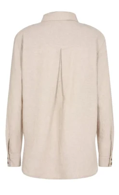 Freequent Skjorte - Lava Simple - Sand Melange