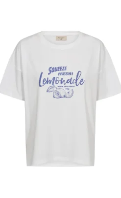 Freequent T-shirt - Fenjal - Brilliant White w. Deep Ultrama