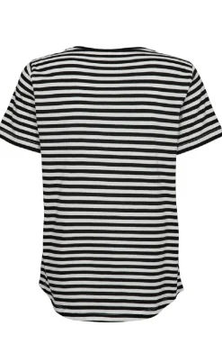 Freequent T-shirt - Mian - Black w. Star Off-white