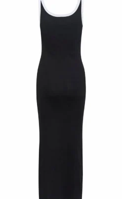 Gestuz Kjole - Drew Contrast Logo - Black