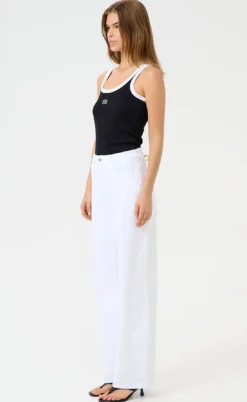 Gestuz Top - Drew Contrast - Black