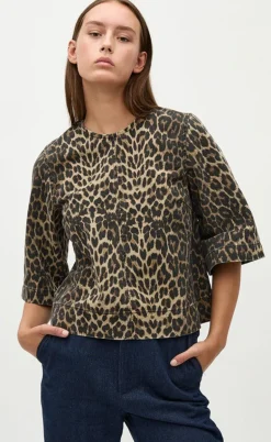 Gloabl Funk Top - Ava-G - Leopard Mist