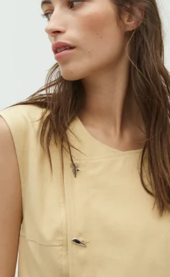 Global Funk Bluse - Pammi-G - Butter Yellow Melange