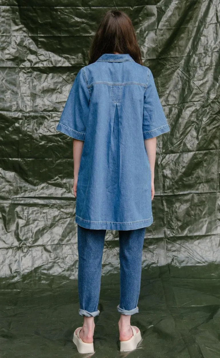 Global Funk Kjole - G-Mira - Mid Vintage Blue