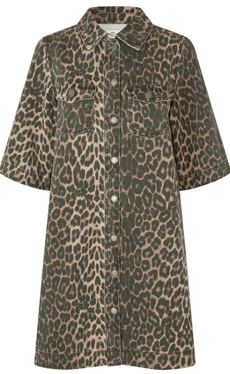 Global Funk Kjole - Mira-G - Leopard Mist