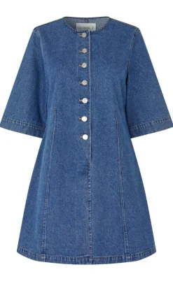 Global Funk Kjole - Nenaya-G - Vintage Blue Wash