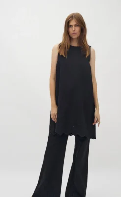 Global Funk Kjole - Rhiann Scallop-G - Black