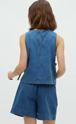 Global Funk Shorts - Meneto - Mid Vintage Blue