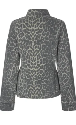 Global Funk Skjorte - Firola-G - Dark Leopard Mist