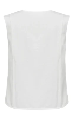 Global Funk Top - Ciana Scallop-G - White