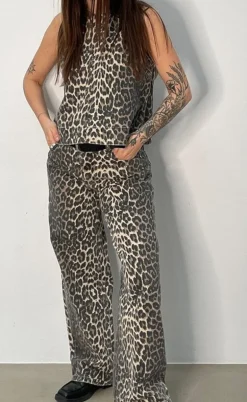 Global Funk Top - Rihne-G - Leopard Mist