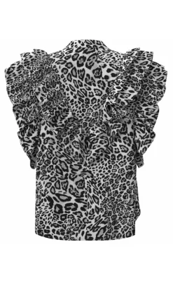 Gossia Bluse - Musette Kai - Grey Leopard