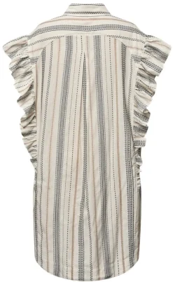 Gossia Kjole - Leonore - White/Sand/Black