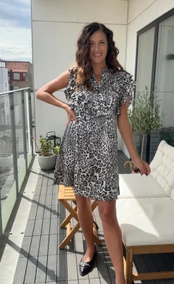 Gossia Kjole - Musse - Grey Leopard