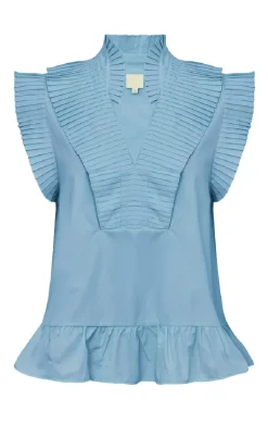 Gossia Top - Ann - Ice Blue