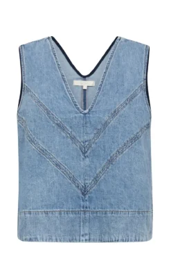 Gossia Top - Chalina - Denim Blue