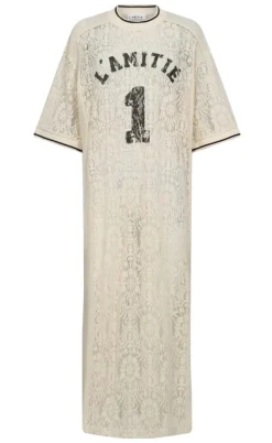 Haute L'Amitié Kjole - Lace Football - Pearl