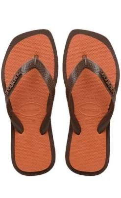 Havaianas Klipklappere - Top Square Fusion - Dark Brown