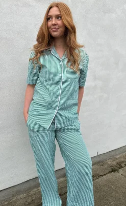 H2O Bukser - Rønne Essential - Green/White