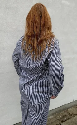 H2O Bukser - Rønne Essential - Black/White Stripe