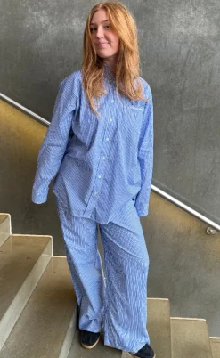 H2O Fagerholt Bukser - Holiday - Blue Stripe