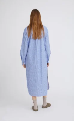 H2O Fagerholt Kjole - Sunday Shirt - Blue Stripe