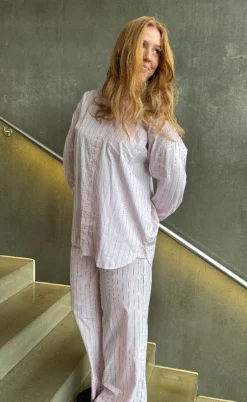 H2O Fagerholt Skjorte - Holiday - Dusty Rose Stripe