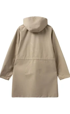 H2O Regnjakke - Rømø Long Unisex - Warm Grey