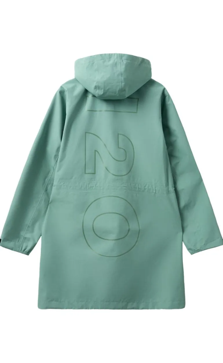 H2O Regnjakke - Rømø Long Unisex - Sea Grass