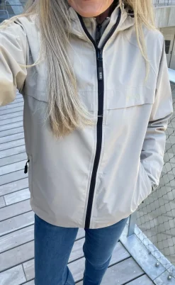H2O Regnjakke - Rømø Unisex - Warm Grey