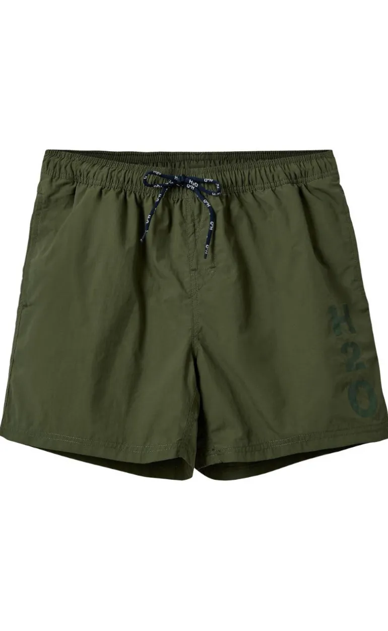 H2O Shorts - Leisure Logo - Army