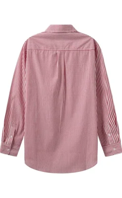 H2O Skjorte - Rønne Essential LS - Red/White