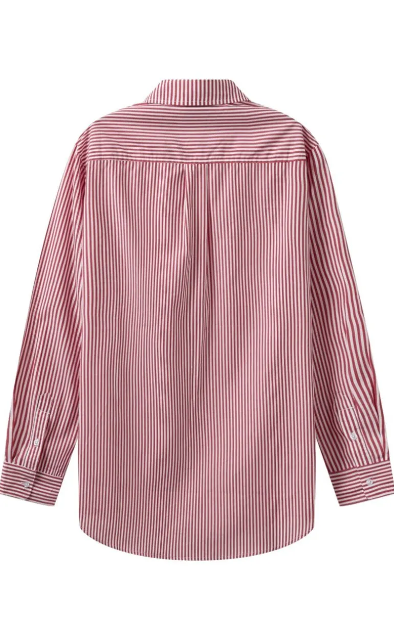 H2O Skjorte - Rønne Essential LS - Red/White