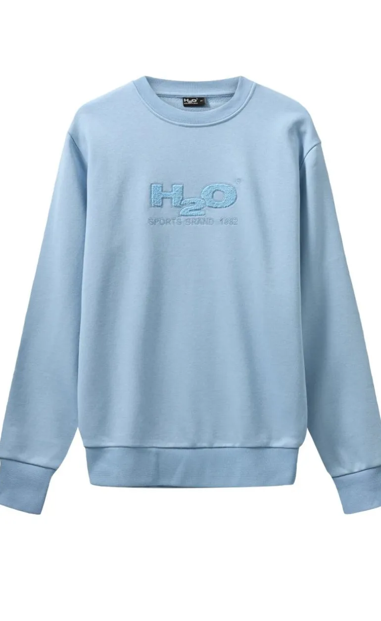 H2O Sweater - Logo Sweat O'Neck - Baby Blue