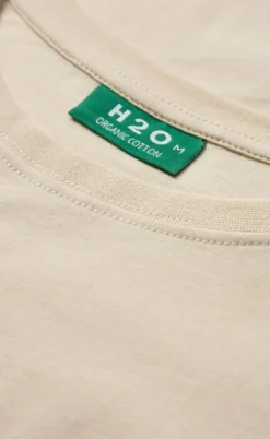 H2O T-Shirt - Logo - Chalk/Grey