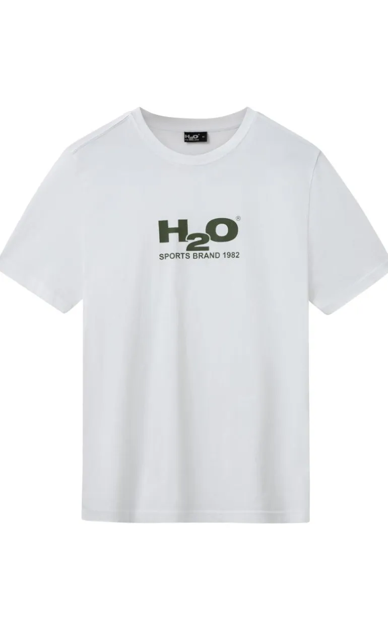 H2O T-Shirt - Logo - White