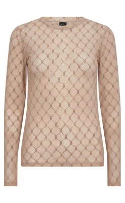 Hype The Detail Bluse - Mesh - Golden