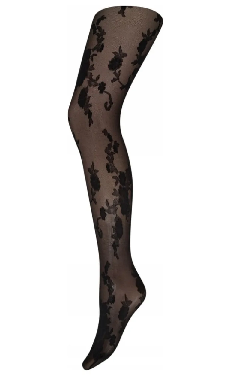 Hype The Detail Strømpebukser - Lace 25ap - Black