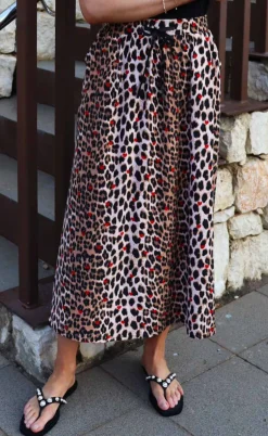 Liberte Nederdel - Alma Loose - Lux Leo/Red Heart